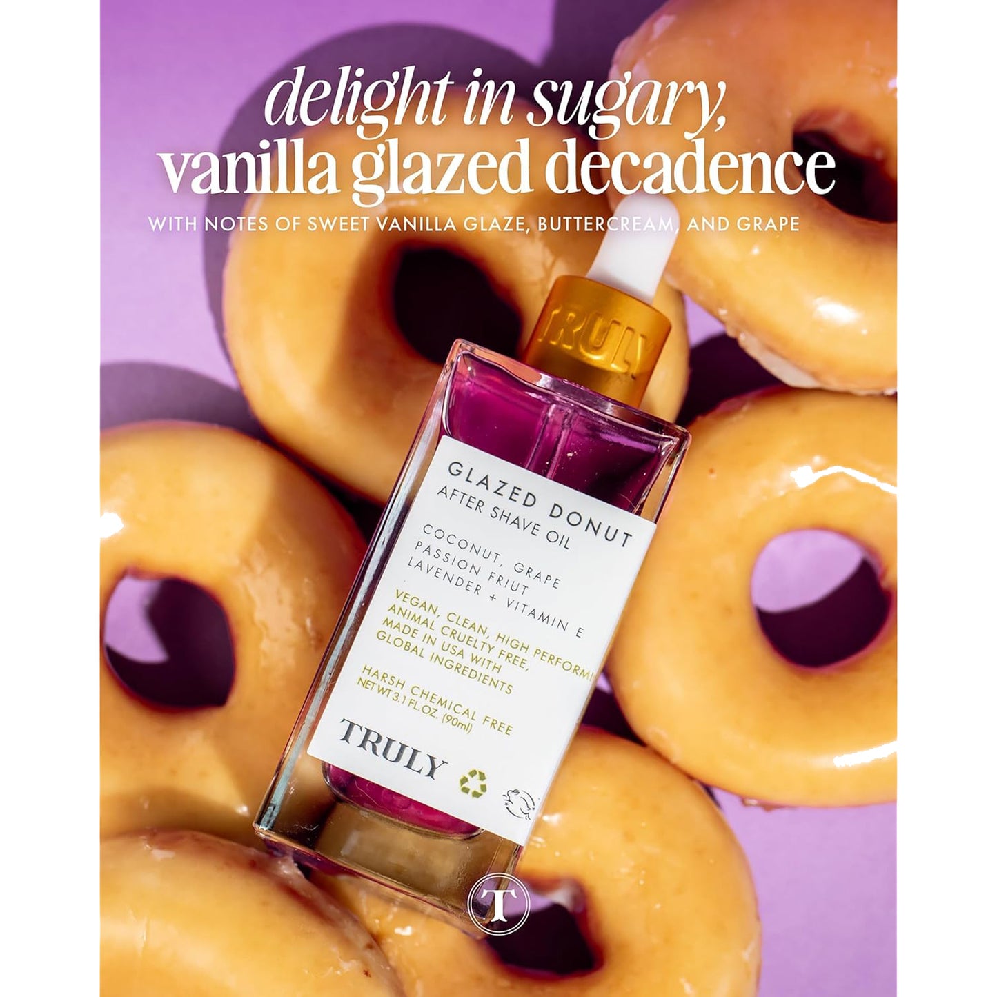 TRULY Luxury After Shave Oil | Soothing & Hydrating Treatment to Prevent Ingrown Hair For Smooth, Irritation-Free Skin for Daily Use